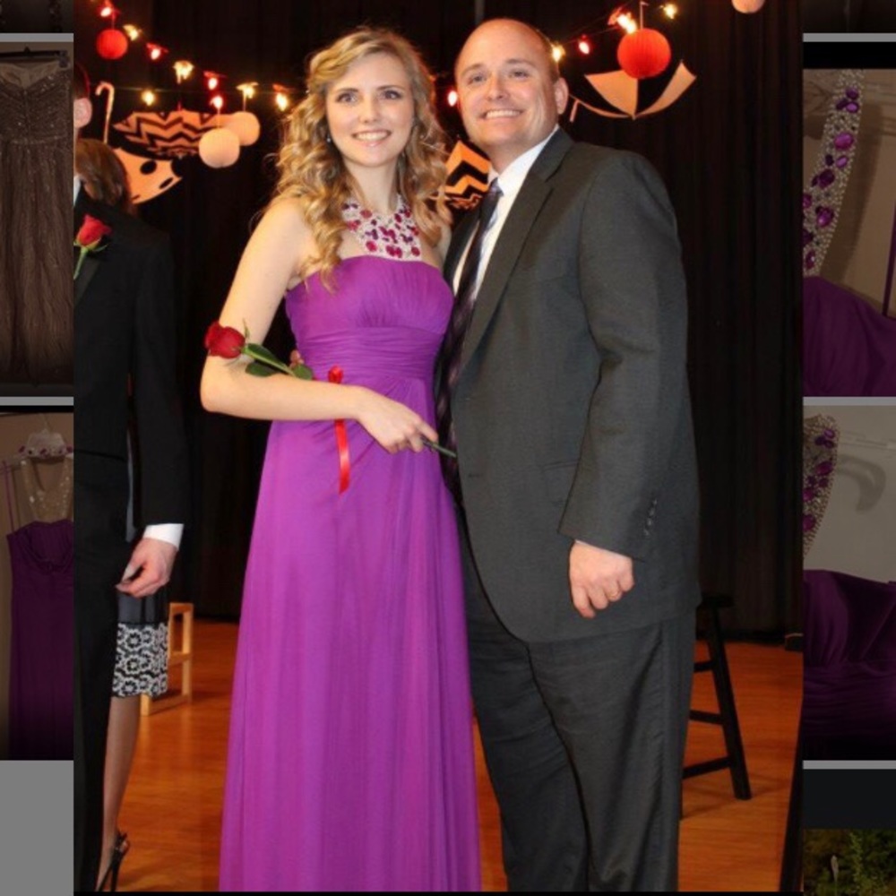 Purple Prom/Homecoming Dress, Full-Length